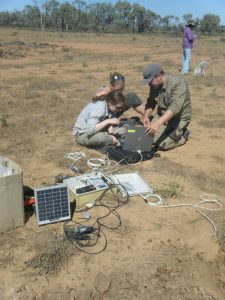 Installation of a monitoring station