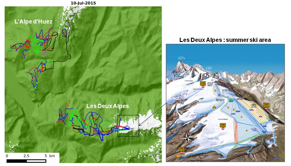 Monitoring the snow cover in ski resorts using Sentinel-2 – Séries  Temporelles